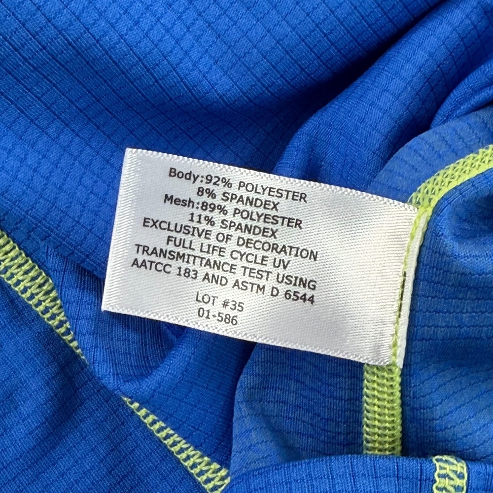 Coolibar Performance 1/4 Zip Pullover Men Large B… - image 7